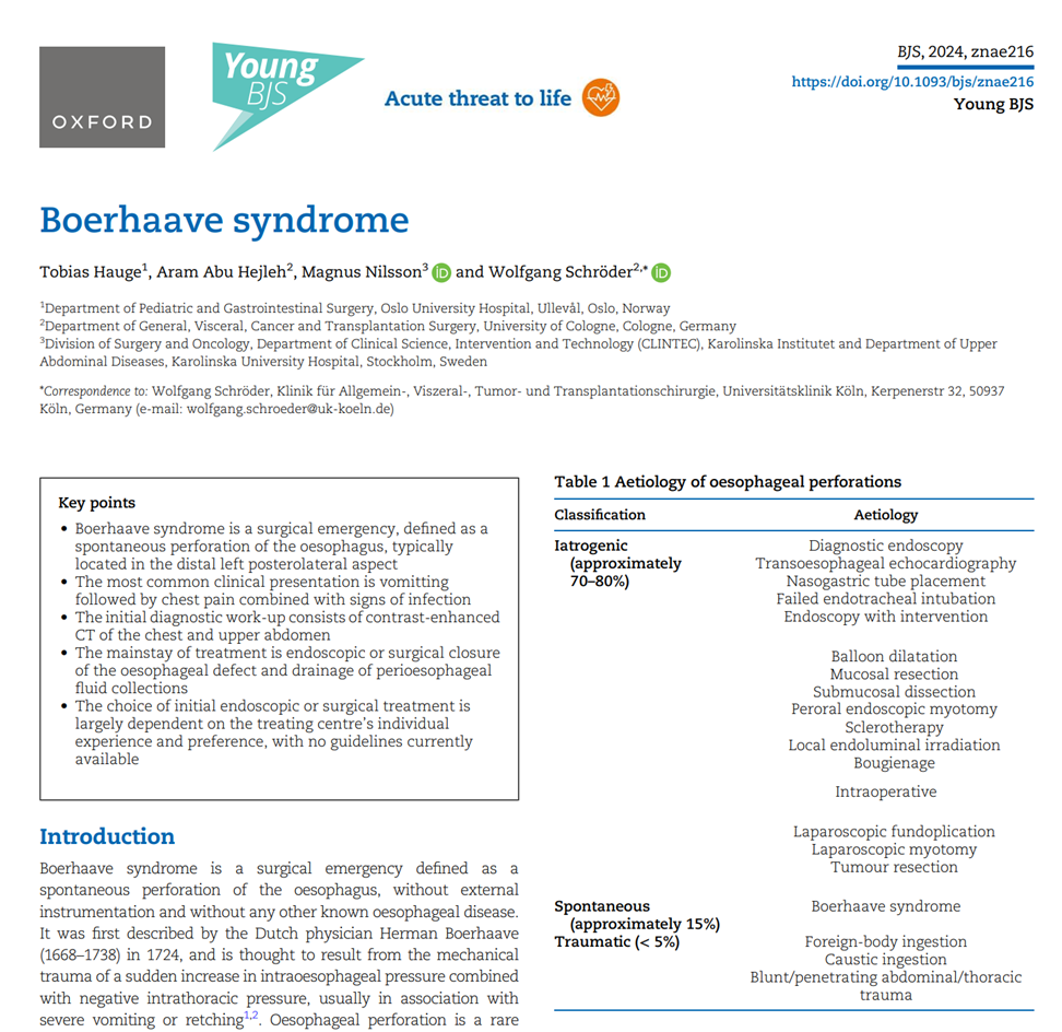 Boerhaave syndrome