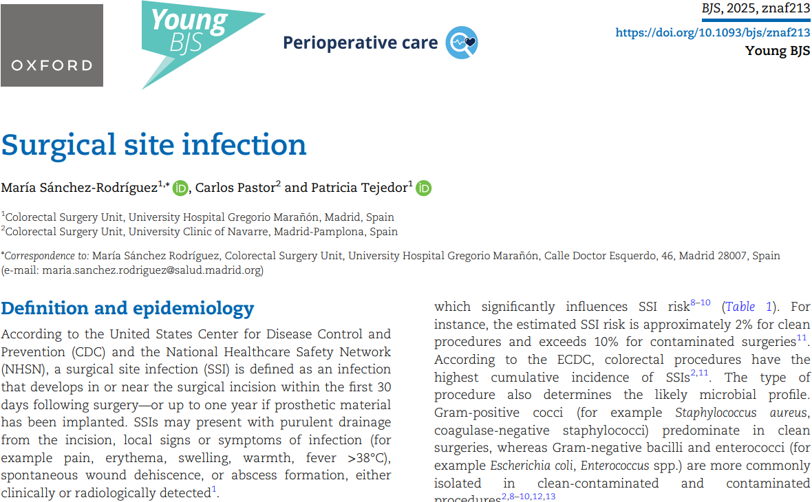 Surgical site infection